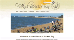Desktop Screenshot of friendsofstokesbay.co.uk